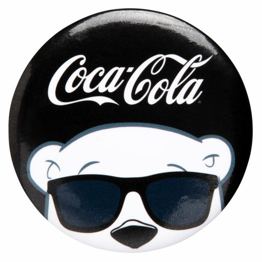 Coca-Cola Polar Bear Shades Button | Coca-Cola Store