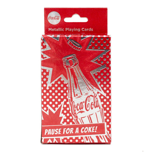 Coca-Cola Metallic Red Pop Playing Cards | Coca-Cola Store