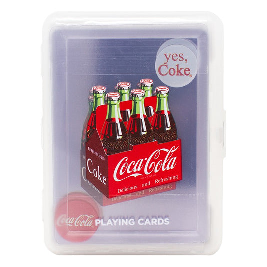 Coca-Cola 6pack Clear Playing Cards | Coca-Cola Store