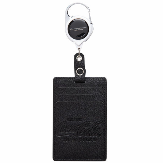 Coca-Cola Script Embossed Badge Holder | Coca-Cola Store