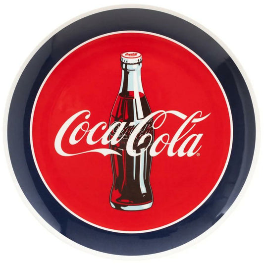 Coca-Cola Melamine Plate Red Blue | Coca-Cola Store