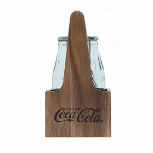 Coca-Cola Mini Bottles S/P Set Wood Rack | Coca-Cola Store