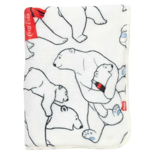 Coca-Cola Polar Bear Collage Plush Blanket | Coca-Cola Store