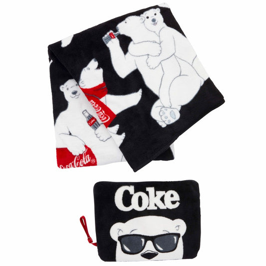 Coca-Cola Polar Bear Travel Blanket | Coca-Cola Store