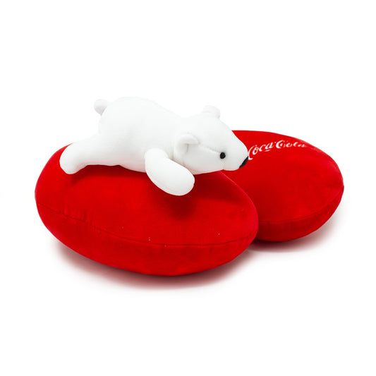 Coca-Cola Polar Bear Travel Pillow | Coca-Cola Store