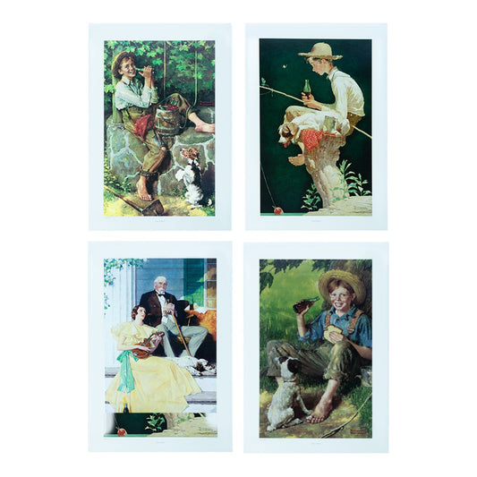 Coca-Cola Limited Edition Norman Rockwell Coca-Cola Prints - Set of 4 | Coca-Cola Store