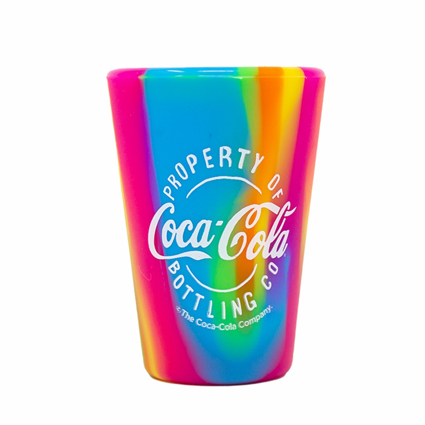 Coca-Cola Silipint Tie Dye  Shot Glass - 1.5oz | Coca-Cola Store