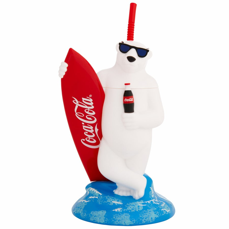 Coca-Cola Polar Bear Surfer Sipper 16 oz | Coca-Cola Store