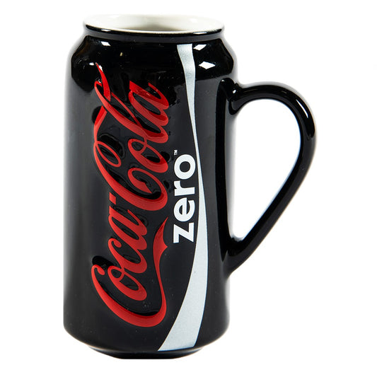 Coke Zero Can Sculpted Mug -12oz | Coca-Cola Store