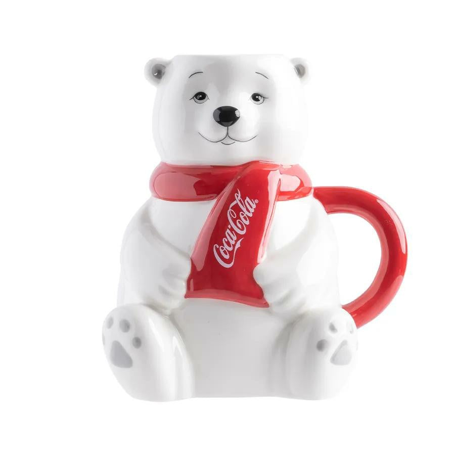 Coca-Cola Polar Bear Full Body Mug – 16oz Ceramic Drinkware | Coca-Cola Store
