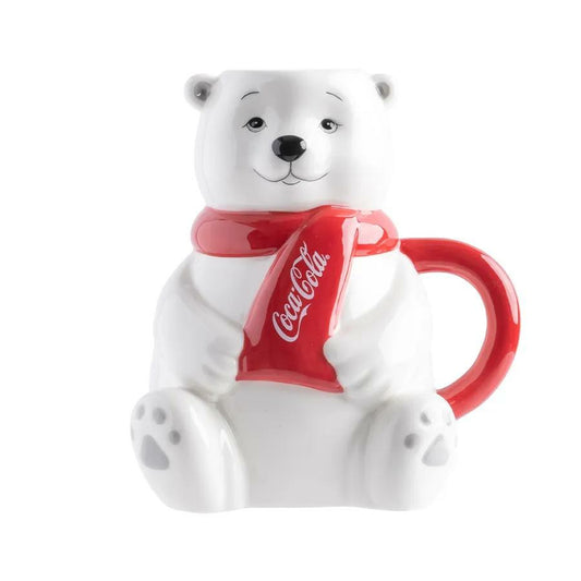 Coca-Cola Polar Bear Full Body Mug – 16oz Ceramic Drinkware | Coca-Cola Store