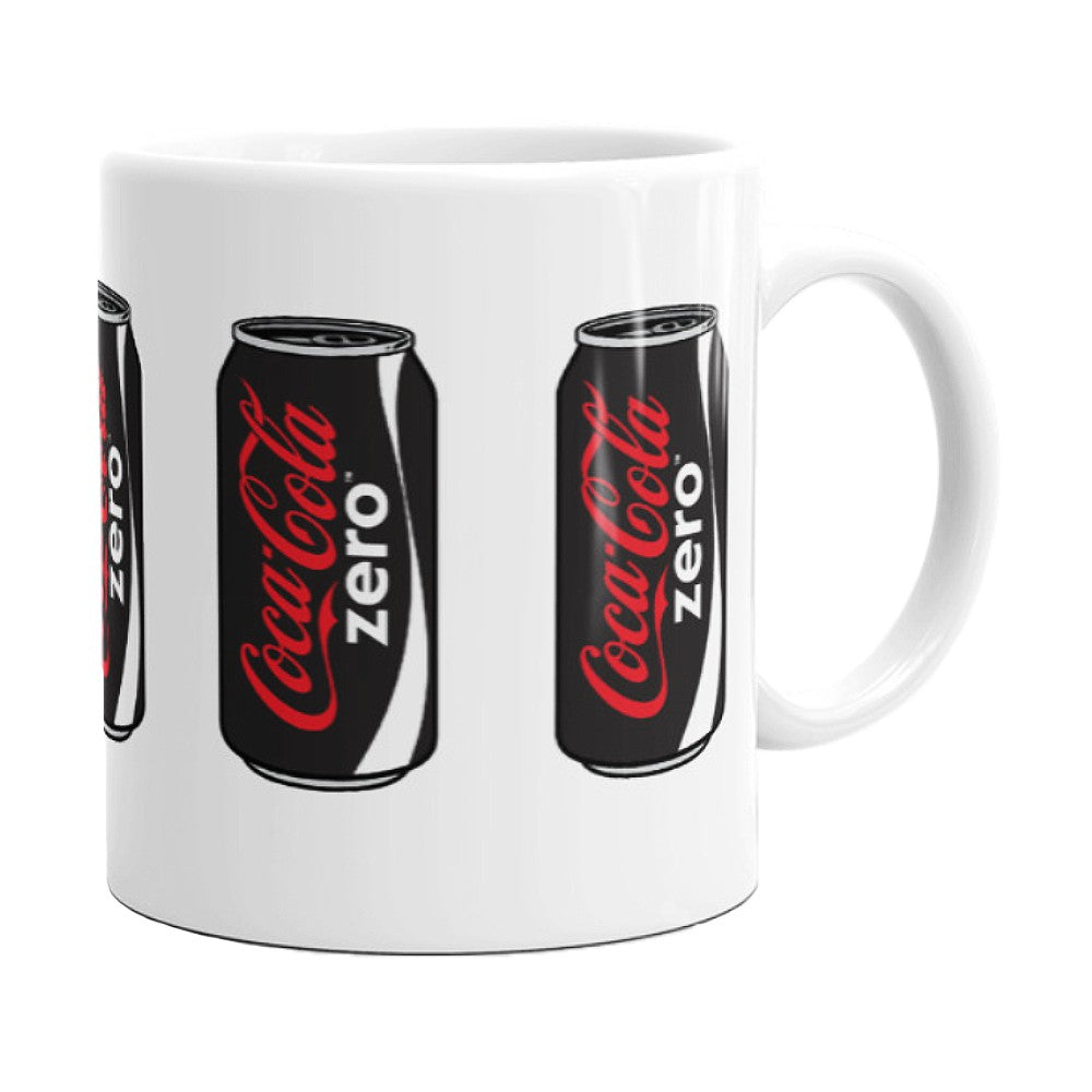 Coke Zero Can Design Mug – 11oz White Ceramic Drinkware | Coca-Cola Store