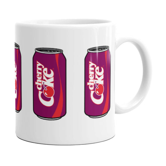 Cherry Coke Can Design Mug – 11oz White Ceramic Drinkware | Coca-Cola Store