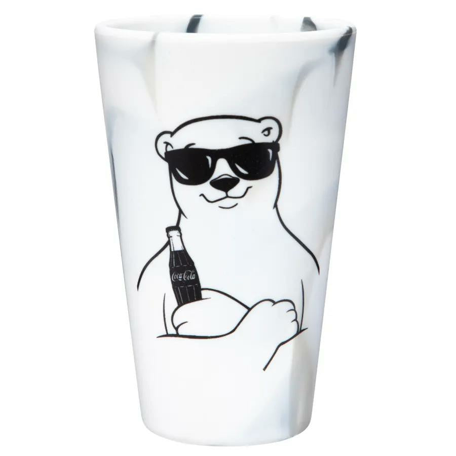 Coca-Cola Polar Bear Marble Silipint Tumbler 16oz | Coca-Cola Store