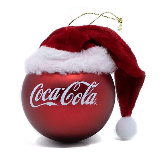 Coca-Cola Ball with Santa Hat Ornament | Coca-Cola Store