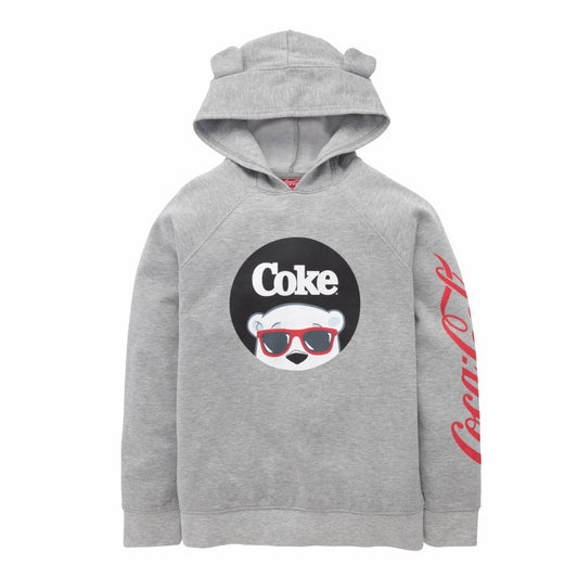 Coke Polar Bear Ears Youth Hoodie | Coca-Cola Store