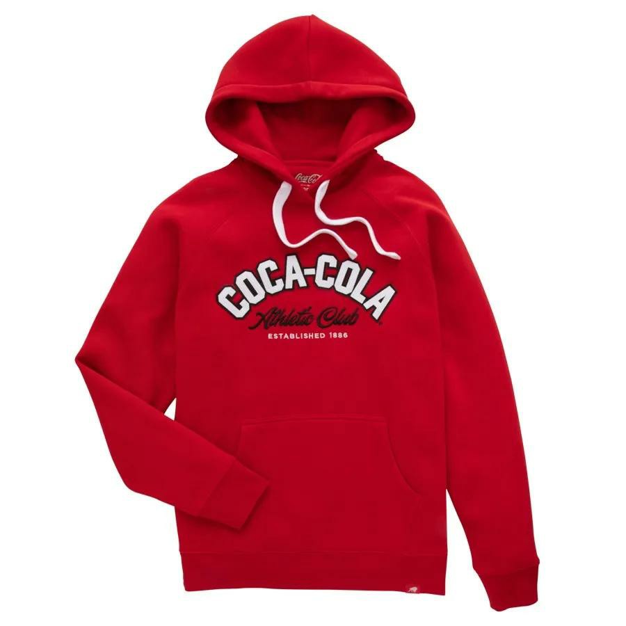 Coca-Cola Athletic Club Red Unisex Hoodie | Coca-Cola Store