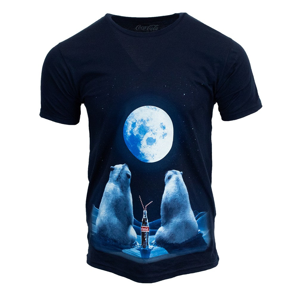 Coca-Cola Full Moon Polar Bears Unisex Tee | Coca-Cola Store